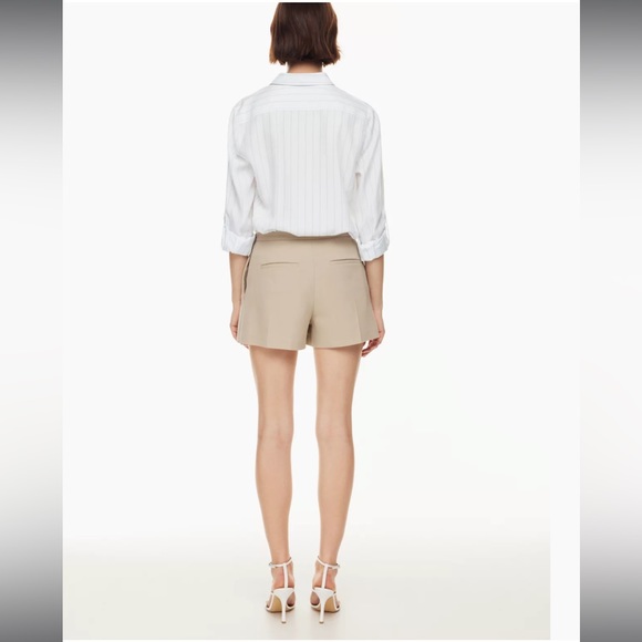 NWT Aritzia Babaton utility Seymour stripe button down shirt - Picture 6 of 13